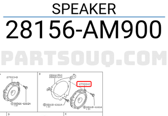 Nissan 28156AM900 SPEAKER