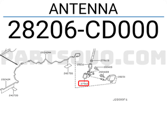 Nissan 28206CD000 ANTENNA