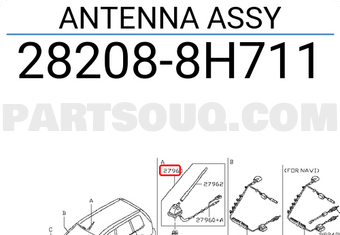 Nissan 282088H711 ANTENNA ASSY