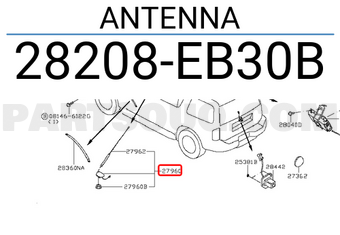 Nissan 28208EB30B ANTENNA