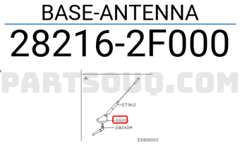 Antenna Auto 28216BC20A Sostituzione Per Nissan Almera, Micra, Note - Base Antenna