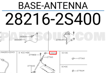 Nissan 282162S400 BASE-ANTENNA