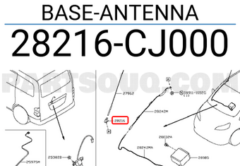 Nissan 28216CJ000 BASE-ANTENNA