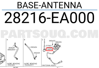 Nissan 28216EA000 BASE-ANTENNA