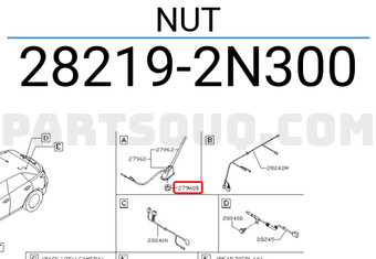 Nissan 282192N300 NUT