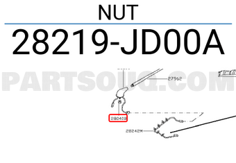 Nissan 28219JD00A NUT