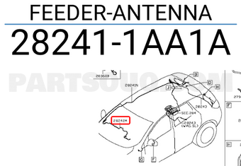 Nissan 282411AA1A FEEDER-ANTENNA