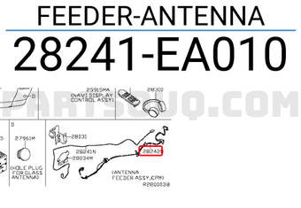 Nissan 28241EA010 FEEDER-ANTENNA
