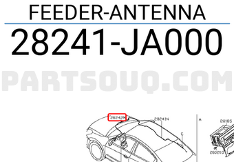 Nissan 28241JA000 FEEDER-ANTENNA