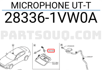 Nissan 283361VW0A MICROPHONE UT-T