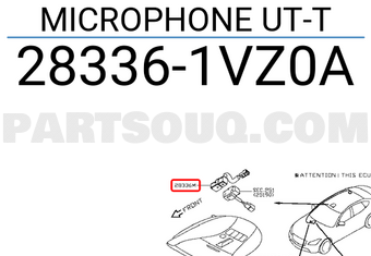 Nissan 283361VZ0A MICROPHONE UT-T