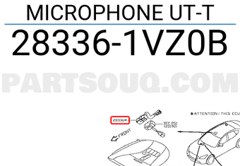 Nissan 283361VZ0B MICROPHONE UT-T