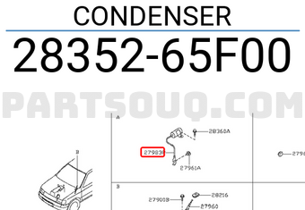 Nissan 2835265F00 CONDENSER
