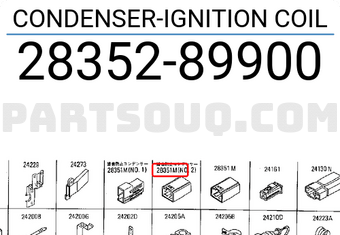 Nissan 2835289900 CONDENSER-IGNITION COIL