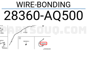Nissan 28360AQ500 WIRE-BONDING