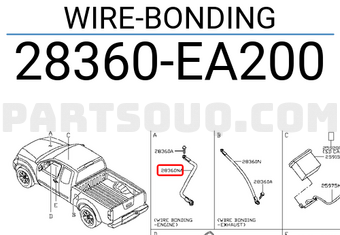 Nissan 28360EA200 WIRE-BONDING