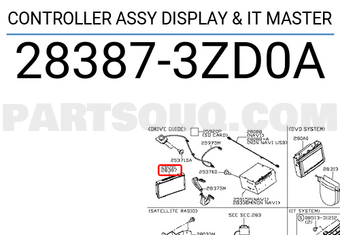 CONTROLLER ASSY 283876GX6A | Nissan Parts | PartSouq