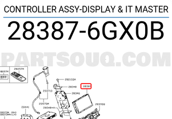 CONTROLLER ASSY 283876GX6A | Nissan Parts | PartSouq