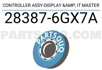 Nissan 283876GX7A CONTROLLER ASSY-DISPLAY & IT MASTER