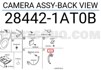 Nissan 284421AT0B CAMERA ASSY-BACK VIEW