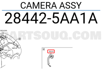 Nissan 284425AA1A CAMERA ASSY