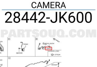Nissan 28442JK600 CAMERA