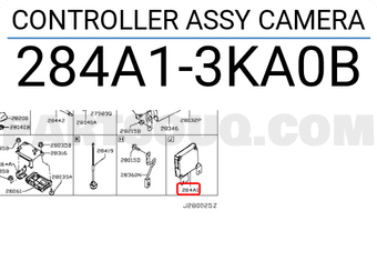 Nissan 284A13KA0B CONTROLLER ASSY CAMERA