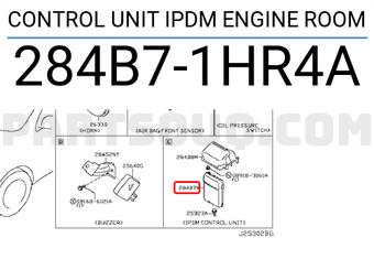 Nissan 284B71HR4A CONTROL UNIT IPDM ENGINE ROOM