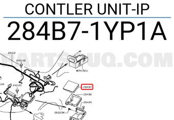 Nissan 284B71YP1A CONTLER UNIT-IP