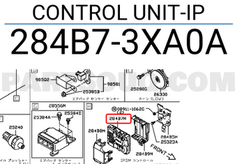 Nissan 284B73XA0A CONTROL UNIT-IP