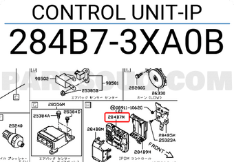 Nissan 284B73XA0B CONTROL UNIT-IP
