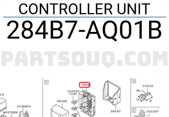 Nissan 284B7AQ01B CONTROLLER UNIT