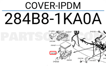 Nissan 284B81KA0A COVER-IPDM