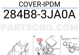 Nissan 284B83JA0A COVER-IPDM