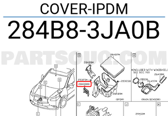 Nissan 284B83JA0B COVER-IPDM