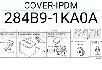 Nissan 284B91KA0A COVER-IPDM