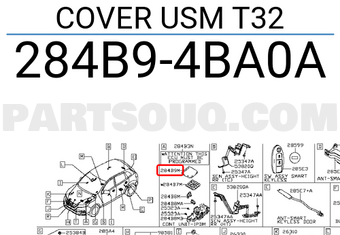 Nissan 284B94BA0A COVER USM T32