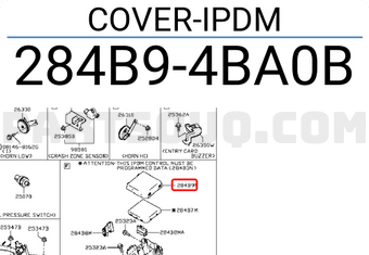 Nissan 284B94BA0B COVER-IPDM
