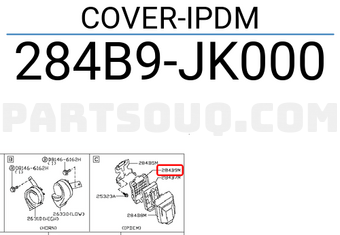 Nissan 284B9JK000 COVER-IPDM