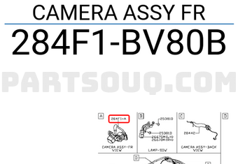 Nissan 284F1BV80B CAMERA ASSY FR