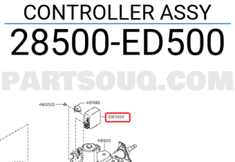 Nissan 28500ED500 CONTROLLER ASSY