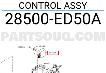 Nissan 28500ED50A CONTROL ASSY