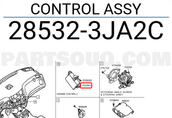 Nissan 285323JA2C CONTROL ASSY