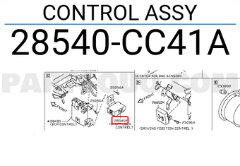 Nissan 28540CC41A CONTROL ASSY