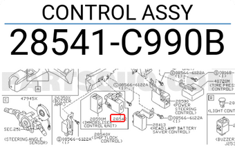 Nissan 28541C990B CONTROL ASSY