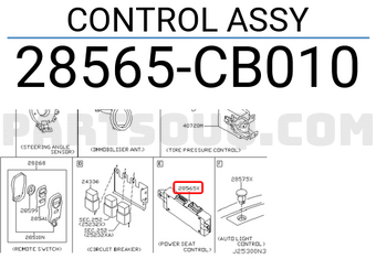 Nissan 28565CB010 CONTROL ASSY