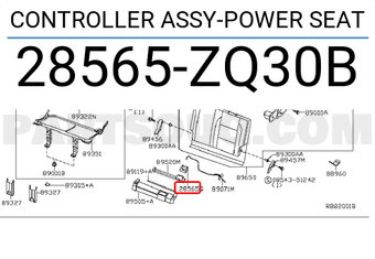 Nissan 28565ZQ30B CONTROLLER ASSY-POWER SEAT