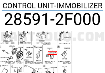 Nissan 285912F000 CONTROL UNIT-IMMOBILIZER