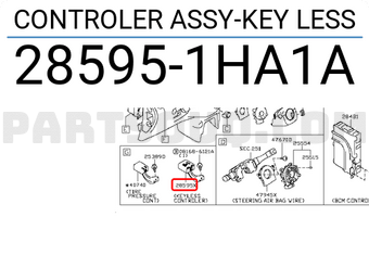 CONTROLER ASSY-KEY LESS 285951HA1A | Nissan Parts | PartSouq