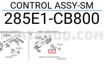 Nissan 285E1CB800 CONTROL ASSY-SM